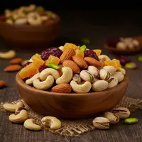 Assorted premium dry fruits for wholesale distribution in Kochi.